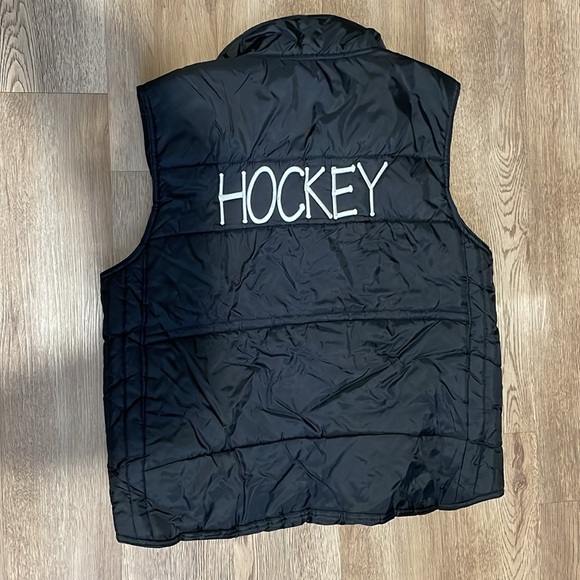 BLACK UNISEX HOCKEY VEST - Picture 2 of 9